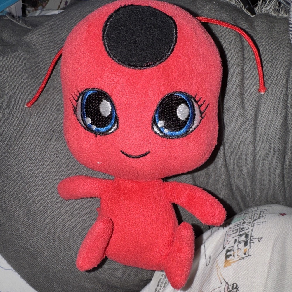 Red Tikki Kwami - Miraculous Tales Of Ladybug Bandai Plush Stuffed Animal Toy